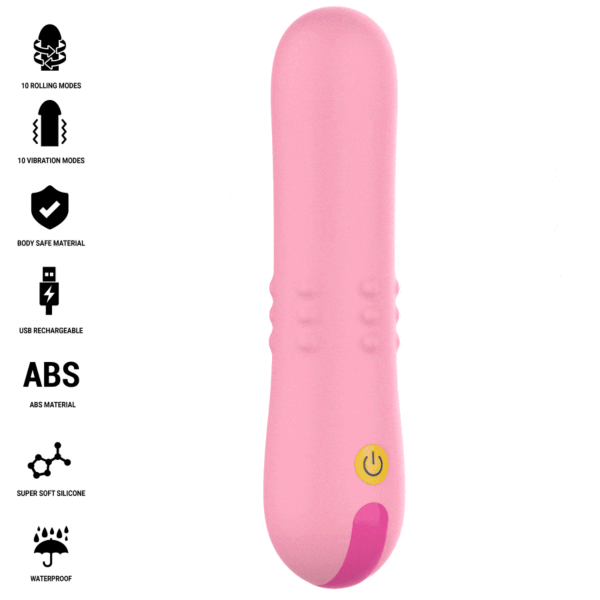 Vibrator Intense Barbara med inre roterande pärlor