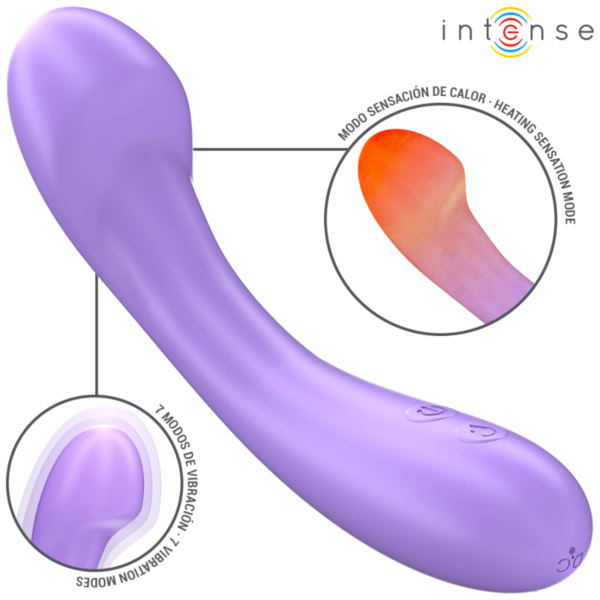 Vibrator med värme INTENSE Becky