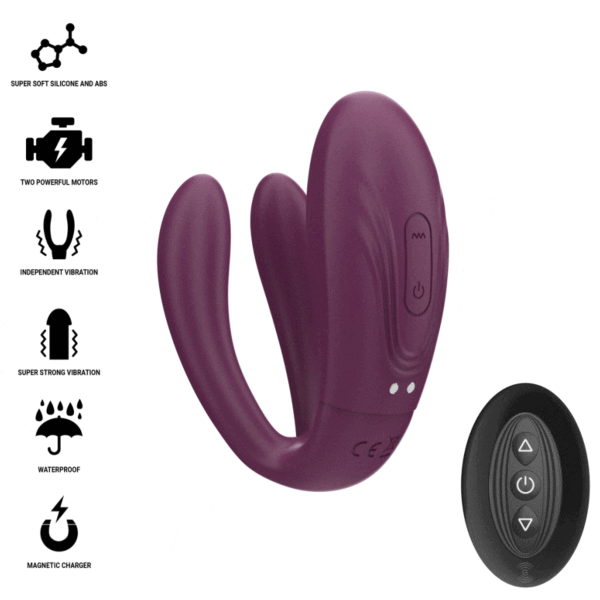 Intense Sandra tapping vibrator med fjärrkontroll