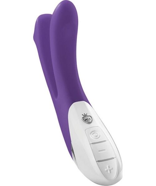 Vibrator Mystim Bon Aparte i silikon, med kroppen delad i två armar