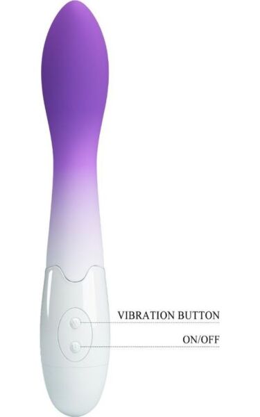 G-punktsvibrator Pretty Love BI-014220-A6, böjd och med rundad spets