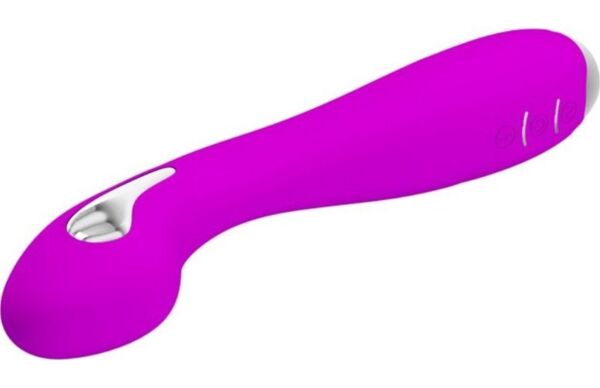 Violett G-punktsvibrator Pretty Love ElectroShock med böjd spets