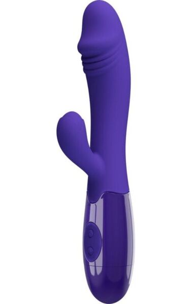 Lila vibrator Pretty Love Snappy Youth med böjd design för G-punkt och klitoris