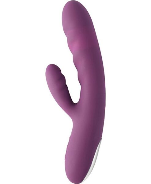 Rabbitvibrator SVAKOM Avery med stötande spets och arm för klitoris