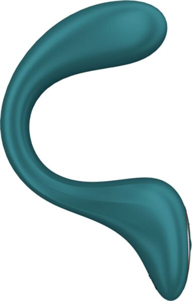 Rabbitvibrator Satisfyer G for Goddess 2 med böjd kropp och arm för klitoris