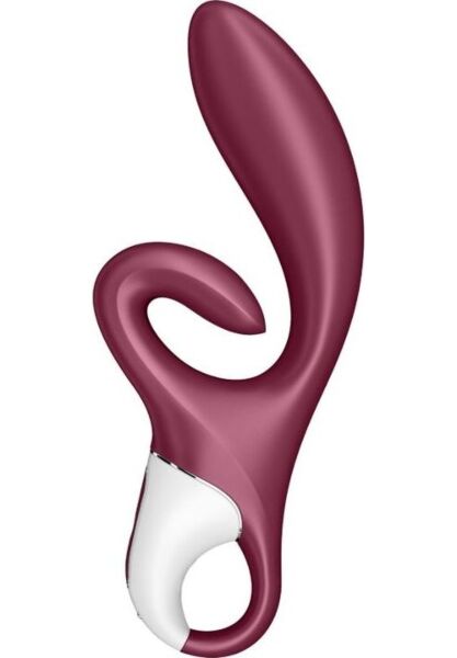 Rabbitvibrator Satisfyer Touch Me med klitorisstimulator med två armar