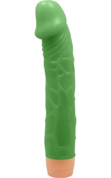 Realistisk vibrator Baile BW-001023R formad som en penis med tydliga ådror