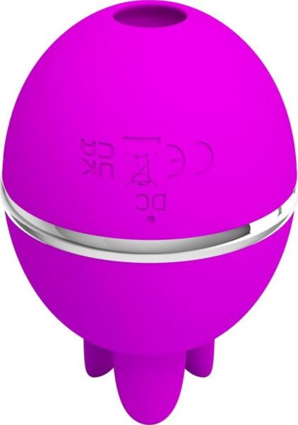 Vibrator Pretty Love Gemini Ball i bollform med flexibla tungor
