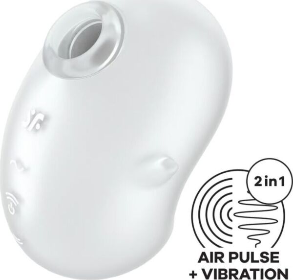 Vit lay-on-vibrator Satisfyer Cutie Ghost