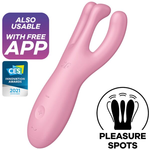 Vibrator Satisfyer Threesome 4 med sina tre flexibla armar