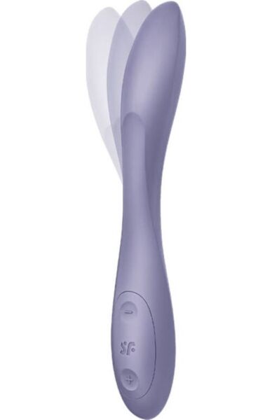Lila G-punktsvibrator Satisfyer G-Spot Flex 2 med böjligt skaft