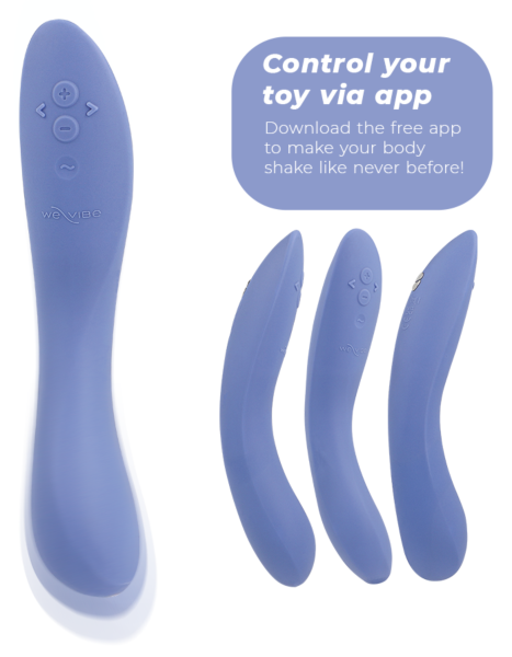 Blå G-punktsvibrator We-Vibe Rave 2 för G-punkten och klitoris
