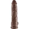 Dildo KING COCK 10 med sugkoppar och realistisk känsla