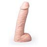 Dildo Hung System Mickey Natur 24 cm med Stark Sugapparat