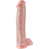 Dildo King Cock 38 cm med testiklar och sugkopp
