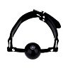 Restraints Bound Leather Solid Ball Gag Justerbar Design