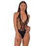Teddy Lace LJ Deep V med rosett
