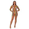 Sexig Lingerie Lace Rainbow Mini Klänning