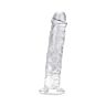 Dildo Loving Joy 9.5 Inch Transparent med sugsdocka
