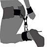 Restraints Loving Joy Hog Tie Set Justerbara manschetter