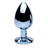 Buttplug Precious Metals Large med juvelerad bas Plata