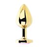 Buttplug Toosh Metal Large Stone med smyckad bas Rosa
