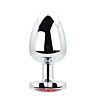 Buttplug Toosh Heart Shaped Large med juvelbas Rojo