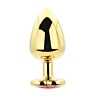Buttplug Toosh Heart Shaped Large med juvelbas Rojo