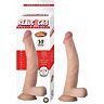 Dildo Nasstoys Dual Layer 10 tum med böjbar kärna