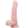 Dildo BAILE Super Realistisk Naturlig 18.8 CM med Sugapparat