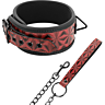 Bondagehalsband BEGME RED EDITION i veganskt läder