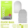 Masturbator Tenga Pocket Click Ball med sfäriska strukturer