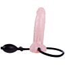 Uppblåsbar Dildo Baile 15 cm med Sugapparat
