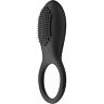 Ring S Pleasures Cockring Black med vibrator