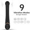 Fleksibel silikonvibrator för njutning