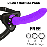 DELTACLUB Strap-on Dildo 23cm Medicinsk Silikon