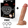 Strap-On Cyber Silicock Oliver 19 cm med 3 ringar