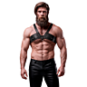 FETISH SUBMISSIVE ATTITUDE Ekoleather Bröstsele