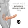 Penis Dildo BAILE EMMA Texturerad Dubbel Penetration