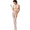 Bodystocking Passion Woman BS048 med Crotch Öppning