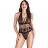 Blommig Spets Bodysuit av S Pleasures Lingerie