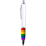 Fun Items PRIDE LGBT-flagga Vit Penna