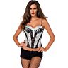 Spets Bustier Leg Avenue S med Tunna Remmar