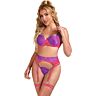 Lingerie Set Sublime 955366 med Spets och Stay-ups