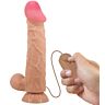 Realistisk dildo med glidande hud och fjärrkontroll Pretty Love Sliding Skin