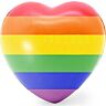 Antistresshjärta PRIDE med Regnbågsdesign