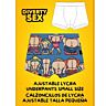 Boxers Diablo Picante Small Size But_tocks med rolig design