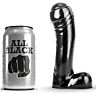 All Black Dildo 15 cm för Nybörjare
