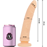 Realistisk Dildo DELTACLUB 23cm i Medicinsk Silikon