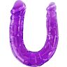 Double Dildo BAILE Flexibel Jelly för Dubbel Njutning